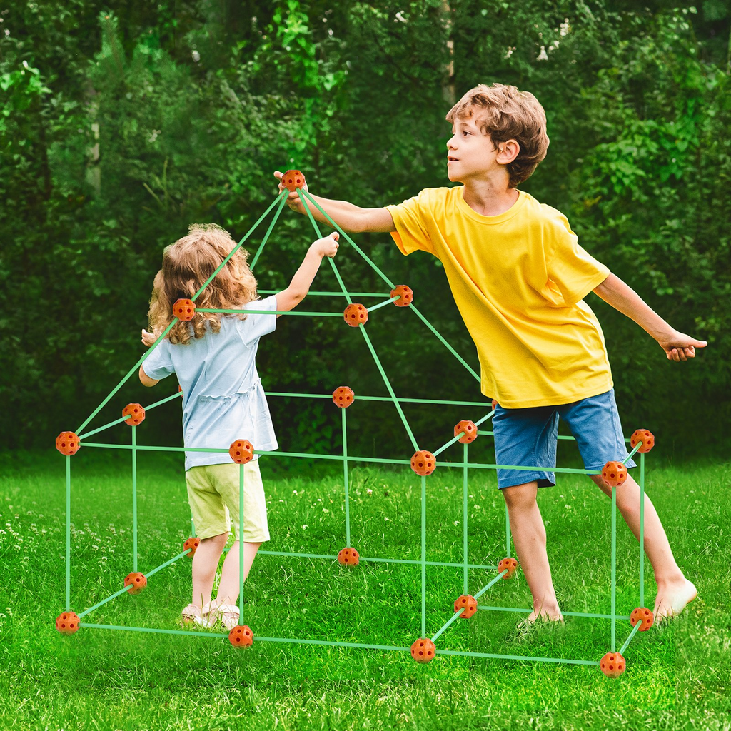 Kit de construcción de carpas VEVOR para niños 85 piezas