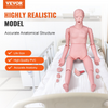 Maniquí de entrenamiento de enfermería VEVOR tamaño natural femenino PVC