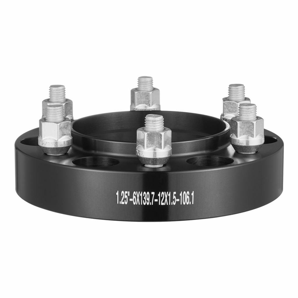 Espaciadores de rueda VEVOR de 1,25" x 6" x 5" adaptadores de rueda de 6 espárragos 4 piezas color azul