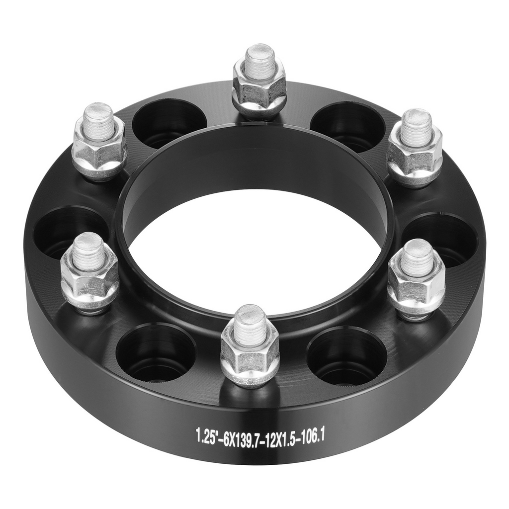 Espaciadores de rueda VEVOR de 1,25" x 6" x 5" adaptadores de rueda de 6 espárragos 4 piezas color azul