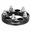 Espaciadores de rueda VEVOR de 1" 5" x 4,5" Adaptadores de rueda Espaciador forjado de 5 espárragos 4 piezas Negro