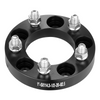 Espaciadores de rueda VEVOR de 1" 5" x 4,5" Adaptadores de rueda Espaciador forjado de 5 espárragos 4 piezas Negro
