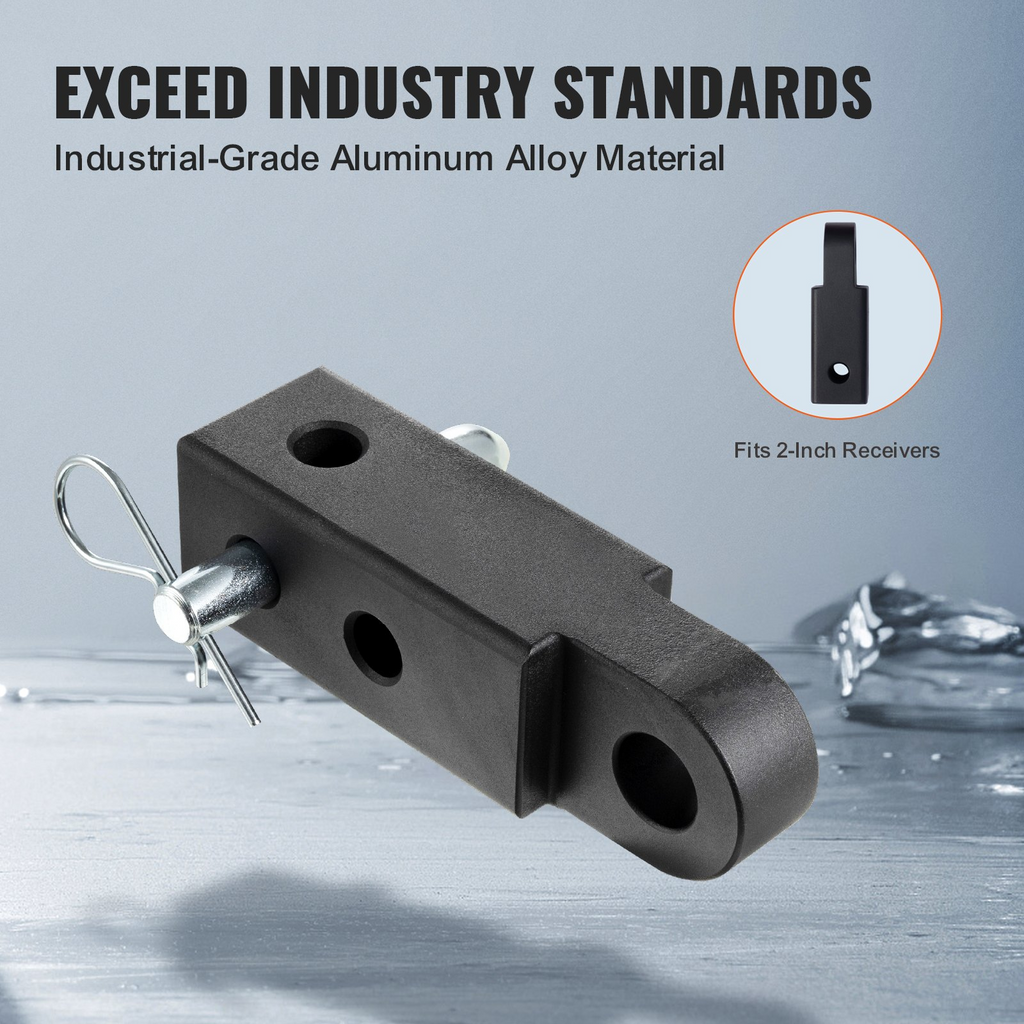 Receptor de enganche de remolque de 2" VEVOR de alta resistencia para recuperación de remolque de camiones y Jeep