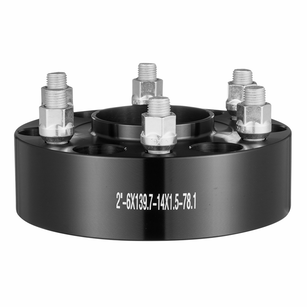 Espaciadores de rueda VEVOR de 2" 6" x 5,5" de 6 espárragos 4 piezas color negro
