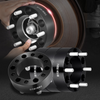 Espaciadores de rueda VEVOR de 2" 6" x 5,5" Adaptadores de rueda Espaciador forjado de 6 espárragos 4 piezas Negro