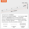 VEVOR 4 piezas de luz LED hermética de 4 pies 60 W/50 W/40 W seleccionable 5400/6400/7400 lm