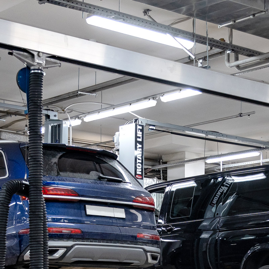 VEVOR 4 piezas de luz LED hermética de 4 pies 60 W/50 W/40 W seleccionable 5400/6400/7400 lm