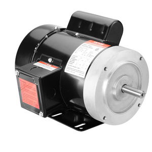 Motor eléctrico VEVOR de 1 HP 3450 rpm CA 115 V/230 V marco 56C motor de compresor de aire monofásico eje con chaveta de 5/8