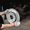 Kit de pastillas de freno delanteras y traseras ranuradas y perforadas VEVOR para Ford F-150 2012-2020