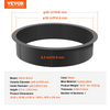 Anillo para fogata redondo de 40" de exterior y 36" de revestimiento interior de acero para fogatas caseras
