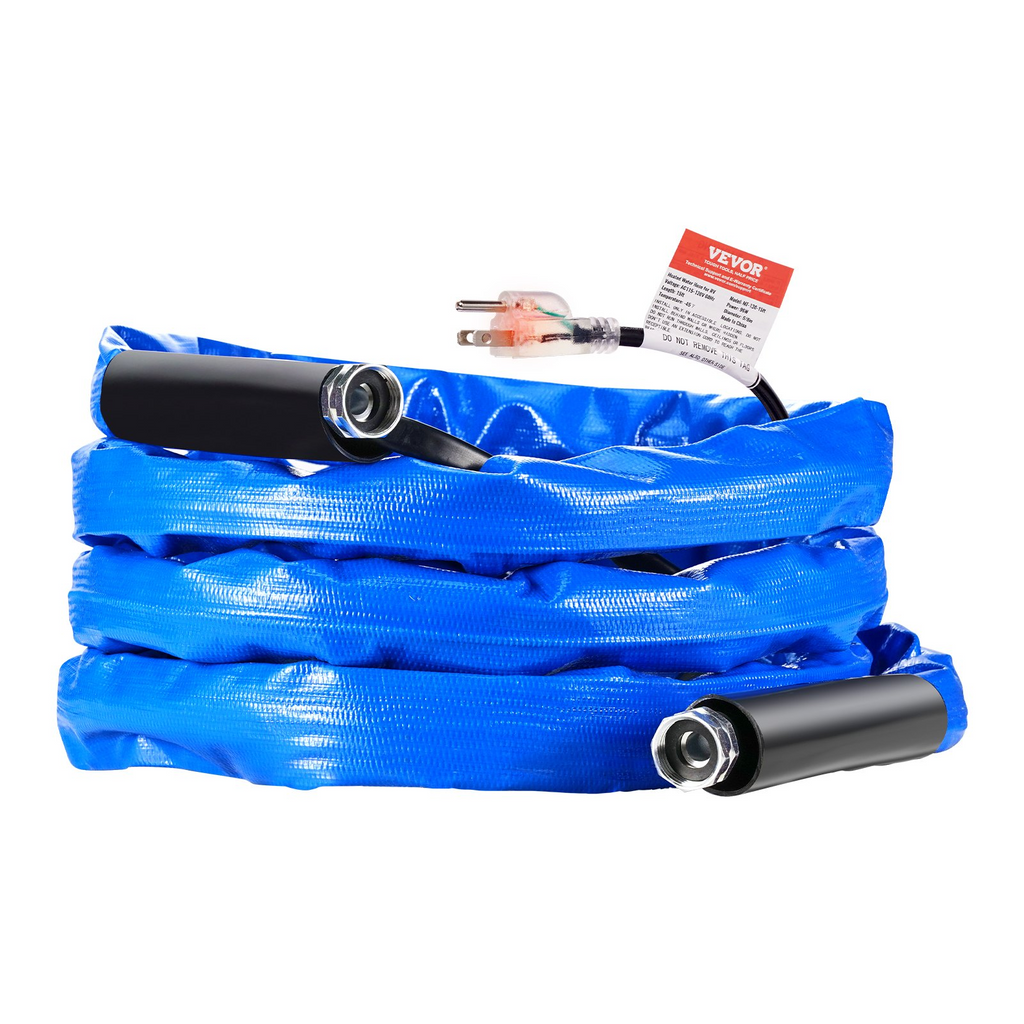 Manguera de agua caliente VEVOR de 15 pies para RV manguera de agua potable calentada anticongelante de -45 ℉
