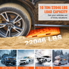 VEVOR 2 piezas de tablas de tracción con PP para barro nieve arena bolsa de almacenamiento corta naranja