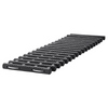 VEVOR 2 piezas de tablas de tracción con TPR para bolsas de almacenamiento de arena nieve y barro cortas color negro
