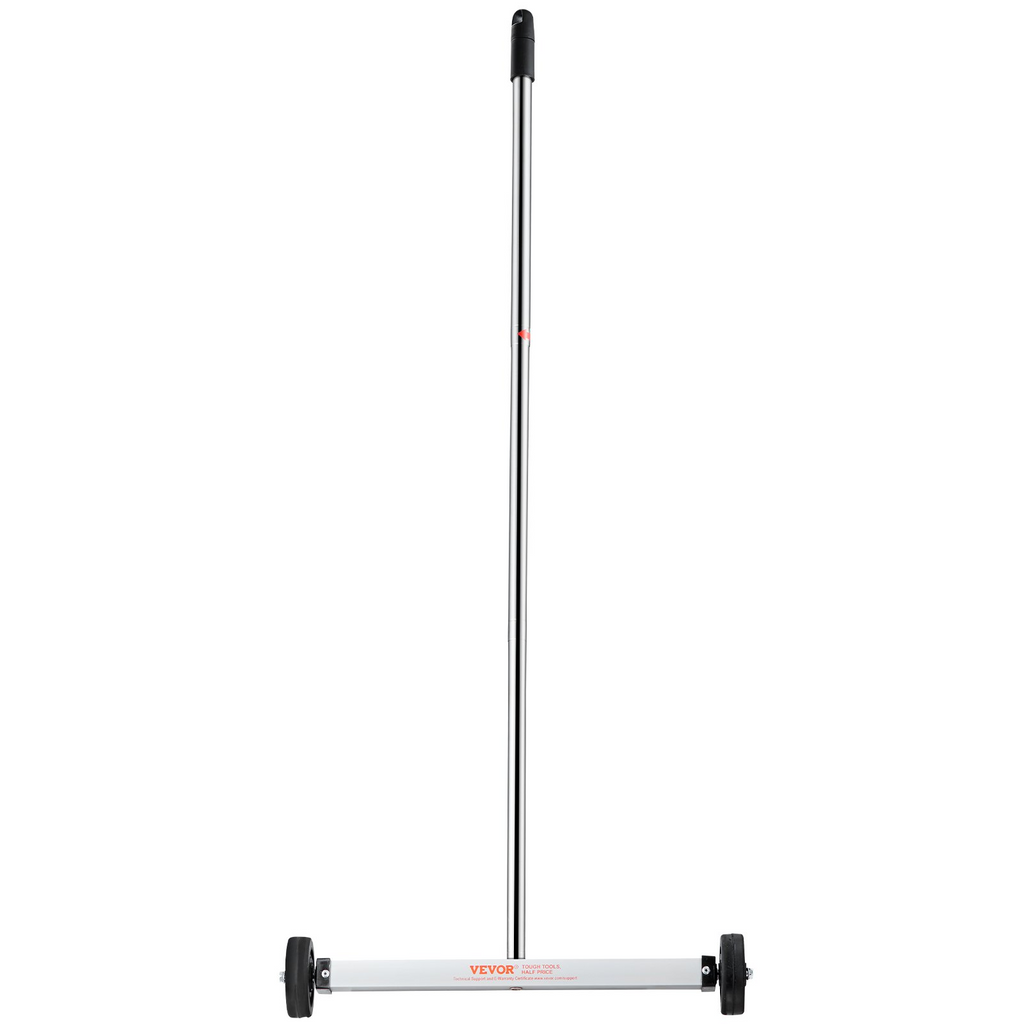 Barredora magnética VEVOR con ruedas 17 pulgadas mini capacidad de 10 libras mango ajustable
