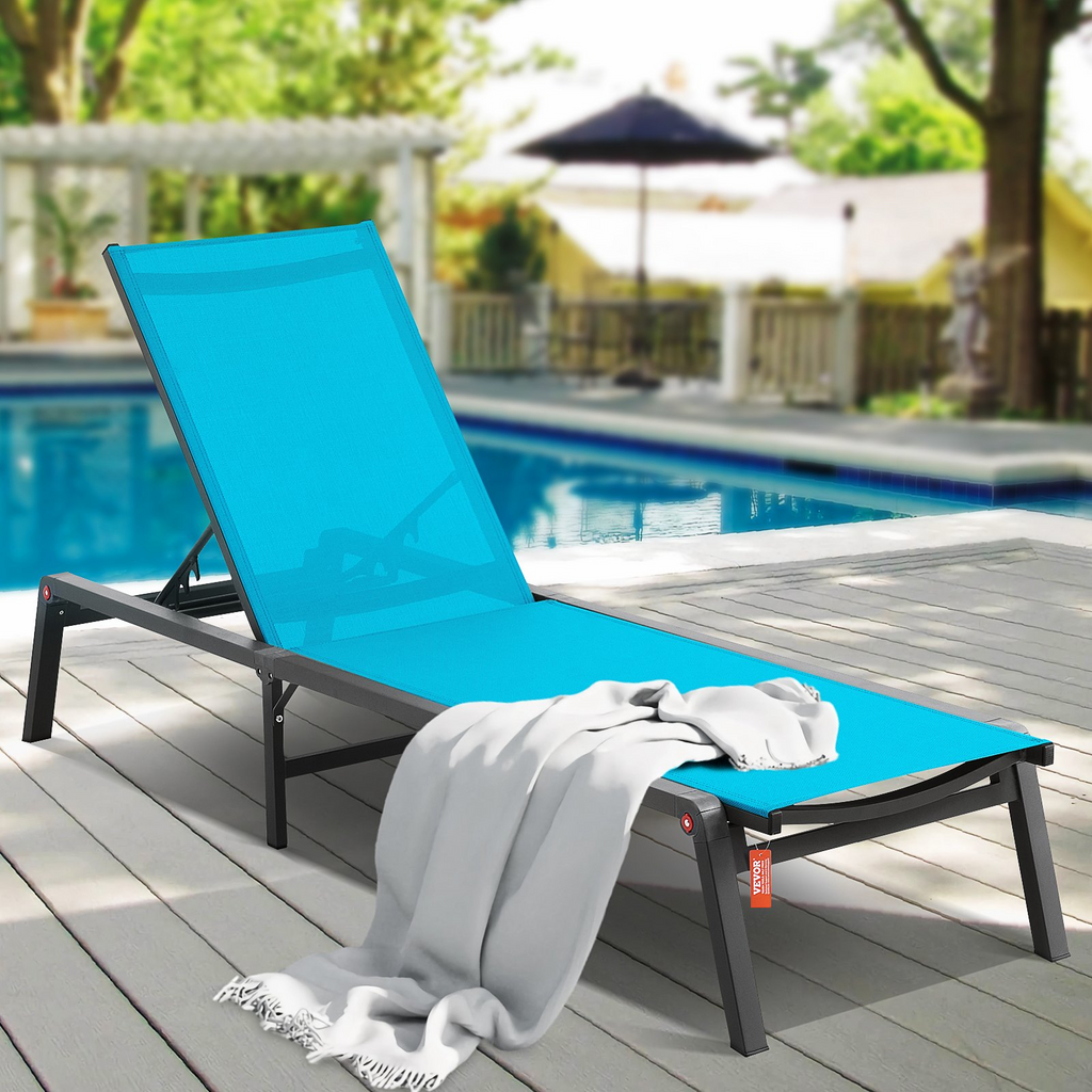 VEVOR Sillón de exterior para patio ajustable 5 posiciones