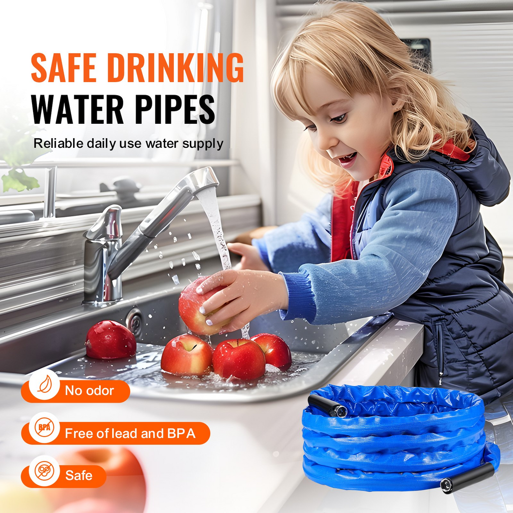 Manguera de agua caliente VEVOR de 50 pies para RV anticongelante de -45 ℉