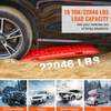 VEVOR 2 piezas de tablas de tracción con PP para barro nieve arena bolsa de almacenamiento larga roja
