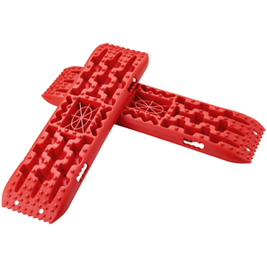 VEVOR 2 piezas de tablas de tracción con PP para barro nieve arena bolsa de almacenamiento larga roja