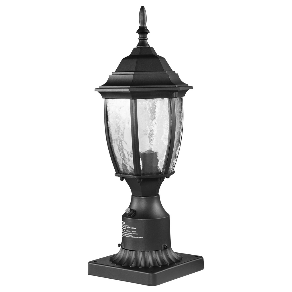 Lámpara de exterior VEVOR de 15,75 in para montaje en poste o muelle 100 W