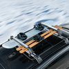 Portaesquís universal de techo para snowboard VEVOR de 31,7" para techo de coche con cerradura