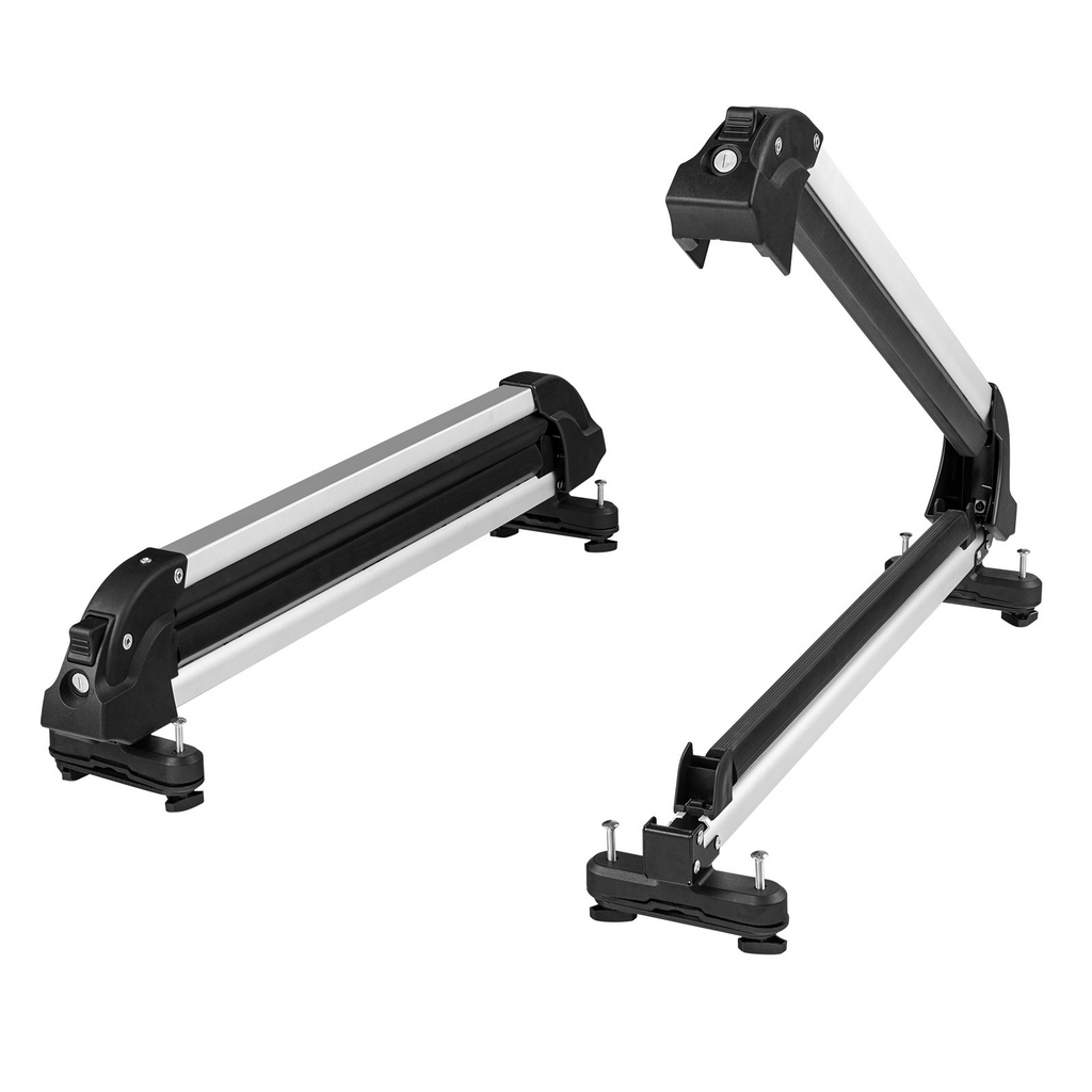 Portaesquís universal de techo para snowboard VEVOR de 31,7" para techo de coche con cerradura