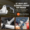 Llave de tubo recta de aluminio VEVOR de 18 pulgadas con ajuste automático de mordaza 60CRV