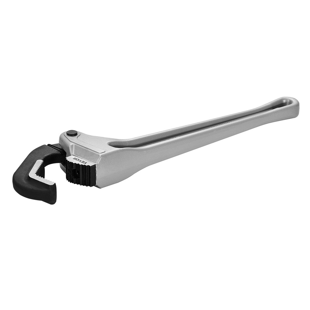 Llave de tubo recta de aluminio VEVOR de 18 pulgadas con ajuste automático de mordaza 60CRV