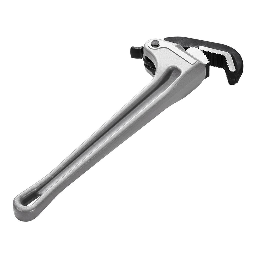 Llave de tubo recta de aluminio VEVOR de 18 pulgadas con ajuste automático de mordaza 60CRV