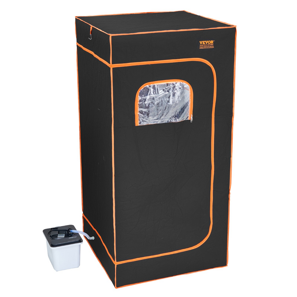 Tienda de sauna de vapor portátil VEVOR de tamaño completo 1600 W con silla