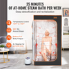 Tienda de sauna de vapor portátil VEVOR de tamaño completo de 1200 W con silla