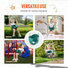 Asiento de columpio para niños pequeños VEVOR con respaldo alto y cubo completo de 150 lb