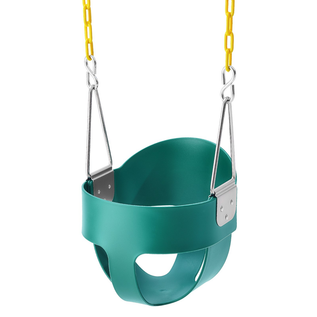 Asiento de columpio para niños pequeños VEVOR con respaldo alto y cubo completo de 150 lb