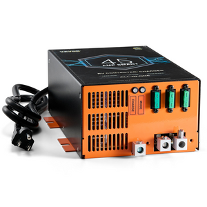 Convertidor de potencia para vehículos recreativos VEVOR de 45 amperios 110 V CA a 12 V CC cargador de batería