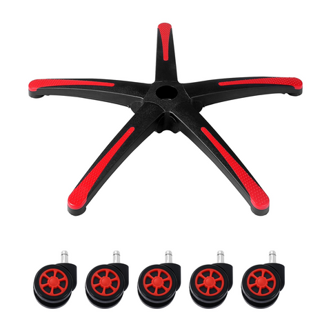 Base de repuesto para silla de oficina VEVOR, base giratoria resistente de 28