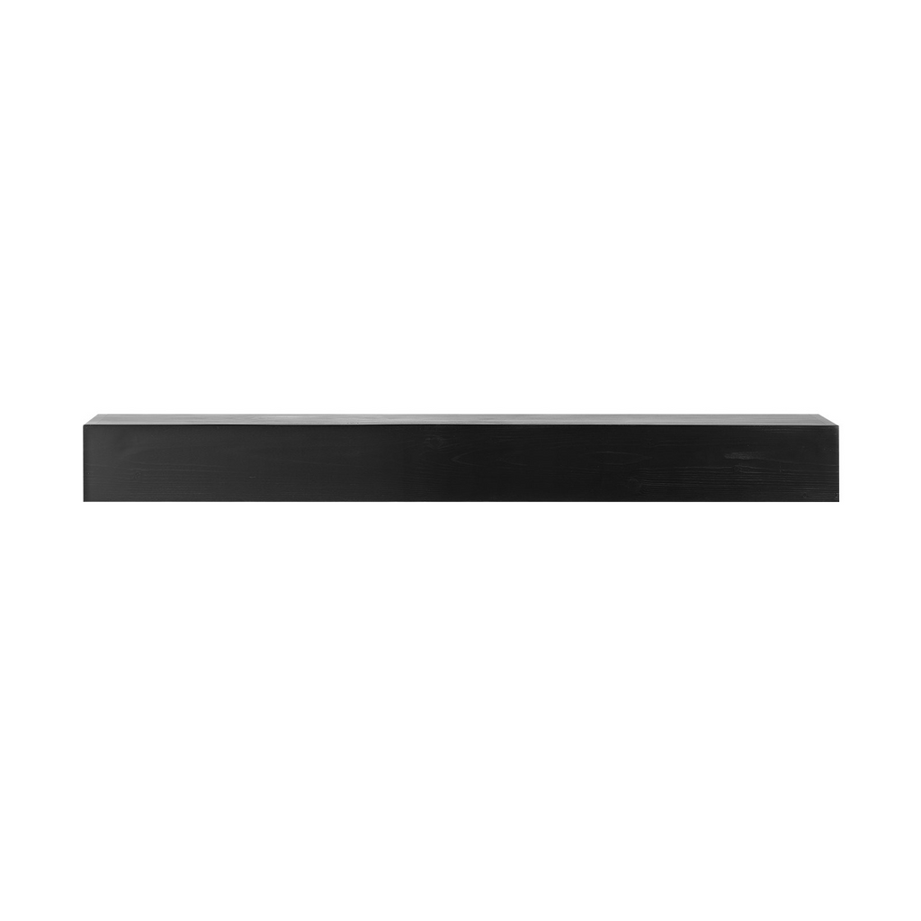 Repisa de chimenea flotante de madera VEVOR de 48" color espresso