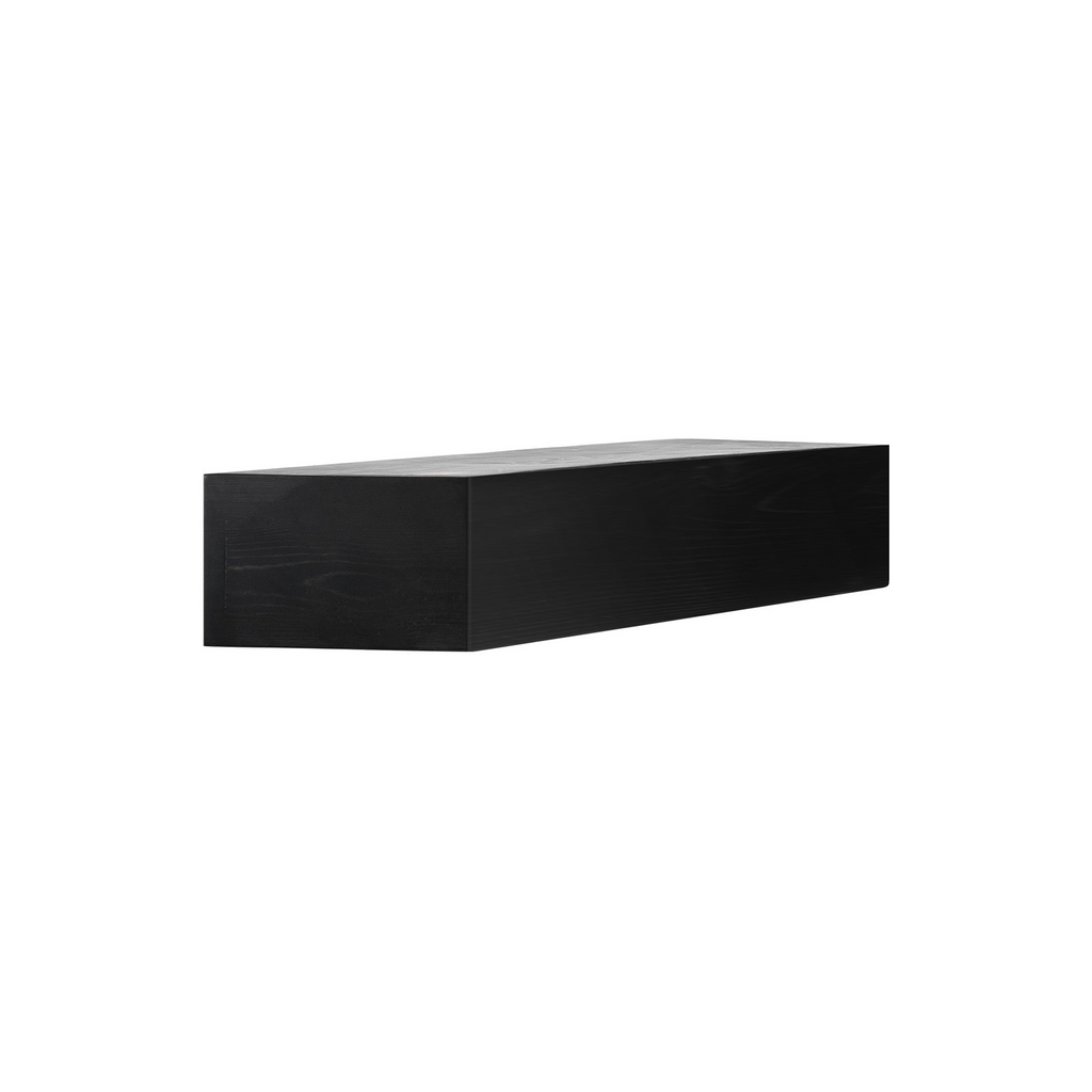 Repisa de chimenea flotante de madera VEVOR de 48" color espresso