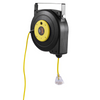 Carrete de cable de extensión retráctil 45 pies 12 AWG/3C