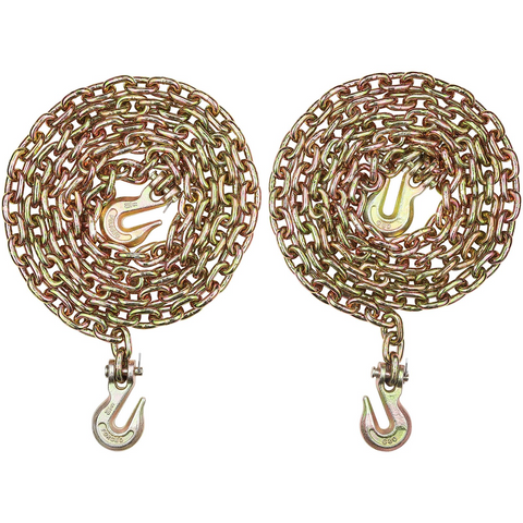 Cadena de amarre VEVOR G80 con ganchos 5/16