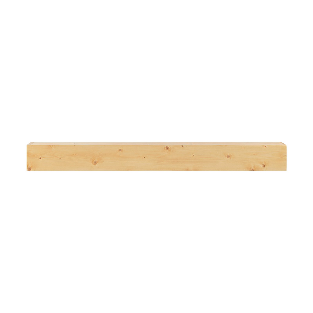 Repisa de chimenea flotante de madera VEVOR de 60" natural