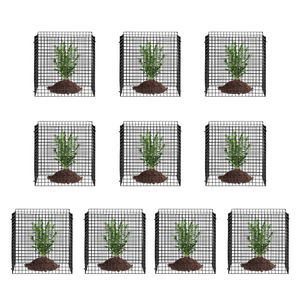 VEVOR - Paquete de 10 protectores de plantas de animales de 12 x 12 pulgadas