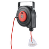Carrete de cable de extensión retráctil 30 pies 16 AWG/3C