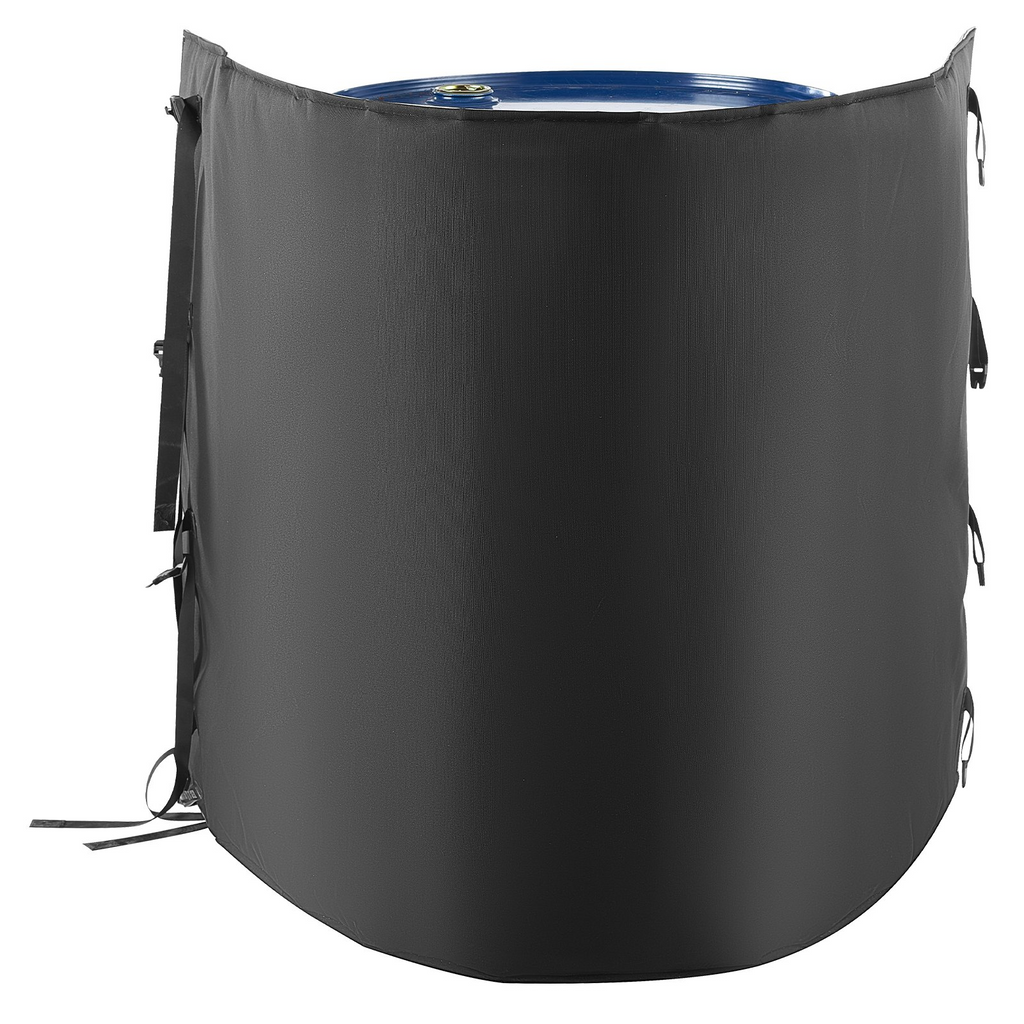 Calentador de bidón de metal de 55 galones VEVOR 1300 W 0-145 ℉ ajustable con termostato independiente