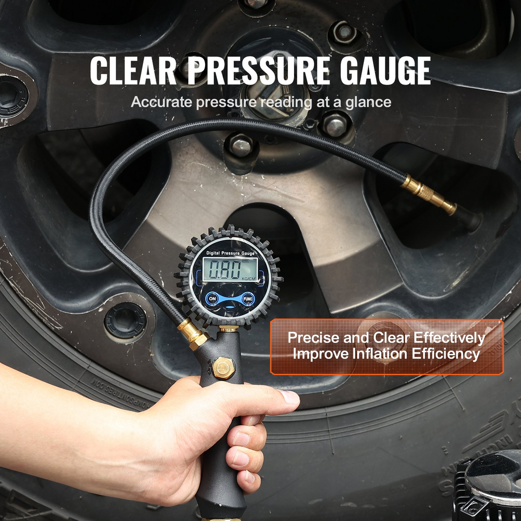 Compresor de aire portátil de alta resistencia VEVOR de 12 V para inflar neumáticos de coche 7,06 CFM 150 PSI