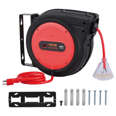 Cable de extensión retráctil para cable de alimentación de 75 pies 14 AWG/3C SJTOW