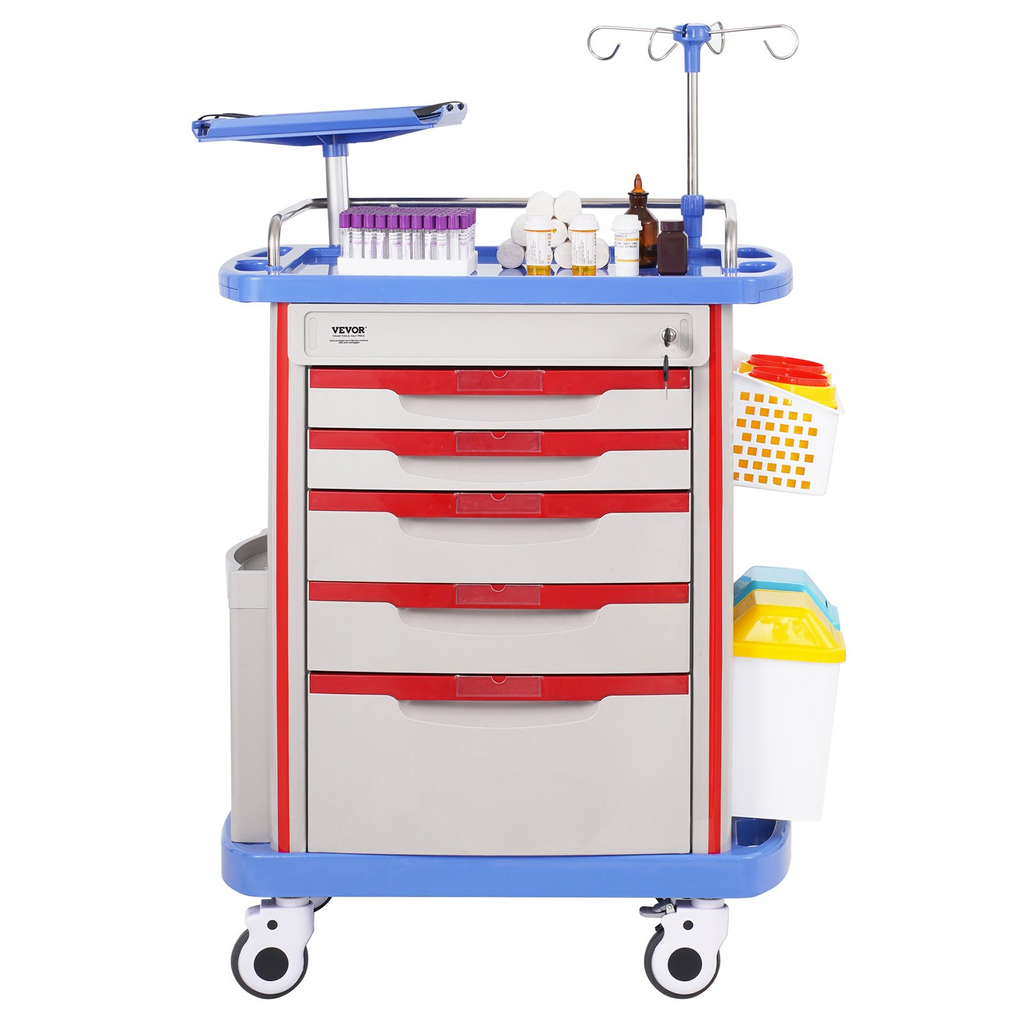 Carros de laboratorio VEVOR de 5 niveles