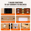 Sauna de madera con infrarrojos lejanos VEVOR 2470 W