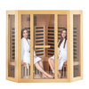 Sauna de madera con infrarrojos lejanos VEVOR 2470 W