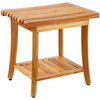 Banco de ducha de teca VEVOR de 20 x 14,3 x 17,9 pulgadas