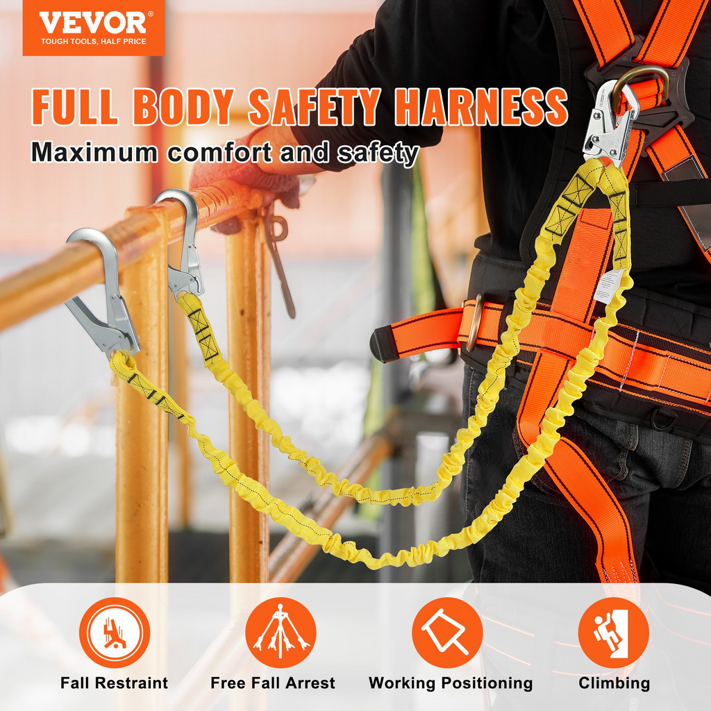 VEVOR - Cordón de seguridad de 38 mm 1,83 m (6 pies)