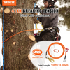 VEVOR Cuerda de escalada con núcleo de acero de 16 mm  10 pies (3 m) tensión de rotura de 31 KN